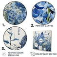thumbnail image 3 of Designart "Harmonized Blue Bonnets In Vase" Blue Bonnets Picture Framed Canvas Prints, 3 of 5