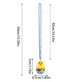 thumbnail image 3 of SIfdSeng Easter Necklace Spring Family Reunion Photo Decorations Bunny Egg Party Electroplated Bead Chain, 3 of 4