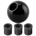 Car Universal Manual Knob Gear Shift Head Round Ball Shape (Black