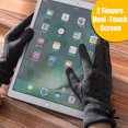 thumbnail image 4 of RV Guantes cálidos de invierno para mujer, guantes de teléfono con pantalla táctil a prueba de viento y forro grueso (negro) oso de fresa Electrónica, 4 of 5