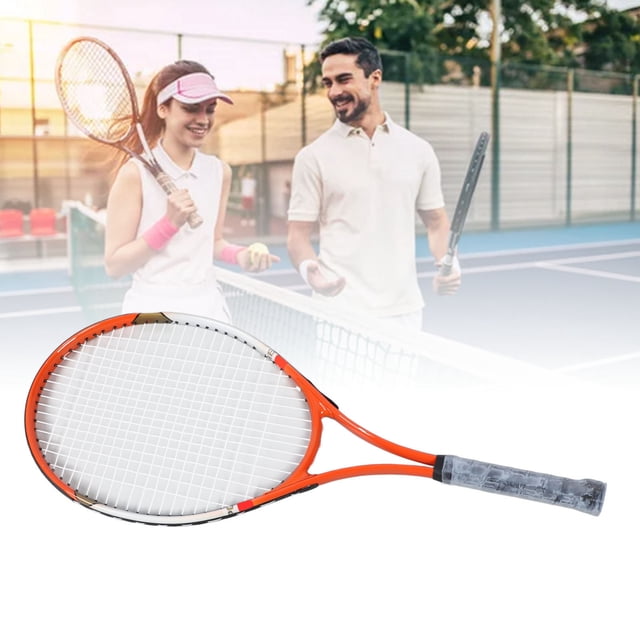 Raqueta De Tenis De 27 Pulgadas, Raqueta De Tenis De Nailon De aleación De Aluminio, Adecuada Para Jugadores Principiantes De Nivel Intermedio, Fácil Control, Ideal Para Canchas