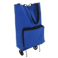 thumbnail image 5 of NISHUNA Portable Folding Shopping Cart with Wheels Trolley Bag Grocery Cart Bag Shopping Trolley Shopping Bag Reusable Trolley Bag, 5 of 5