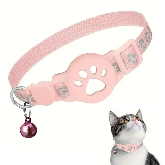Crazyview Collier de Suivi pour Chats, Localisateur Électronique pour Animaux de Compagnie Étanche pour Téléphones iOS Android, Solution de Suivi Avancée Sans Frais Mensuels Collier Intelligent pour la Sécurité des Animaux Idéal pour Petits et Grands Chats