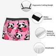 thumbnail image 6 of Disketp Panda Heart Valentine Pink Men'S Boxer Briefs,Soft And Breathable Cotton Underwear With Comfortflex Waistband, 6 of 9