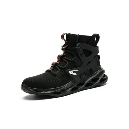 

Avamo Mens Industrial Lightweight Puncture-proof Safety Boots Men Anti-smash Lace Up Anti-collision Hiking Shoe