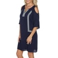 thumbnail image 2 of Women's Embroidered Shoulder Cut Out Dress, 2 of 4