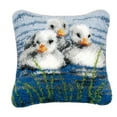 thumbnail image 1 of GUOOL 1 Set Latch Hook Pillows Case Making Duck Pattern 43x43cm / 17x17'' Three Duck, 1 of 9