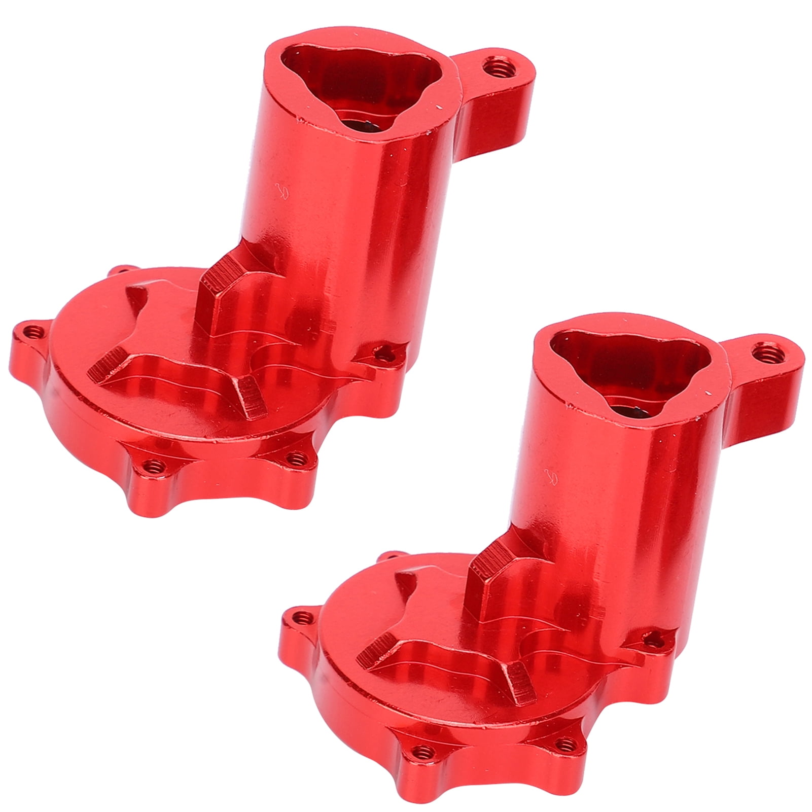 Rear Inner Portal Housing, Rear Inner Door Frame Heavy Aluminum Alloy 2Pcs Rear Exterior Portal Housing Stable and Durable  for RC Car for Redcat GEN8 Red