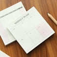 thumbnail image 3 of Musbetu Weekly Monthly Check List Work Plan Square Paper Notebook Diary Agenda Daybook, 3 of 7