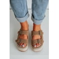 thumbnail image 5 of Missed Your Moment Platform Sandals - Mocha, 5 of 6
