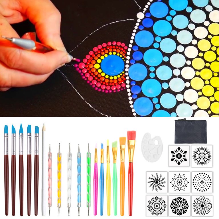 27Pcs Dot Painting Tools Kit Painting Tools Kit Dot Art Tool Set