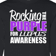thumbnail image 4 of Inktastic Rocking the Purple for Lupus Awareness Long Sleeve T-Shirt, 4 of 5
