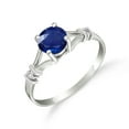 thumbnail image 3 of Galaxy Gold 14K White Gold Natural Diamonds and Sapphire Ring - September Birthstone - Truth & Nobility - Sizes 5.5 to 11 - Fine Jewelry for Women, 3 of 3