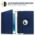 thumbnail image 3 of For iPad Air 2 Air 1 Case Cover iPad 9.7 2018 2017 Tablet Cases 5th 6th 7 8 9 10.2 Funda 360 Degree Rotating Leather Smart Coque for iPad Black ipad pro 11 2022, 3 of 6