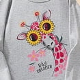 thumbnail image 4 of JUMEYU Pajamas for Girls Sets Cute Pajamas for Girls Long Sleeve & Pants Pj Set Size 6-7 (Grey,6-7 Years), 4 of 4