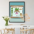 thumbnail image 5 of Póster de jardinería, puerro, girasol, nabo, brócoli, paquete de semillas, decoración de floristería, impresión en lienzo, decoración de pared del hogar, pintura, 5 of 5