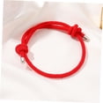 thumbnail image 5 of AURARMLET 2-Pack Adjustable Red Knot String Bracelets Rope Bangles for Men and Women, 5 of 8