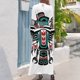 thumbnail image 2 of Vestido largo con tótem de cuervo nativo de Haida Tlingit vestidos de verano para mujer 2024 ropa de mujer coreana elegante, 2 of 4
