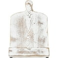 thumbnail image 7 of MyGift Whitewashed Cutting Board Style Cookbook Holder with Kickstand, 7 of 7