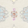thumbnail image 6 of SAFAVIEH Micro-Loop Bosworth Floral Medallion Runner Rug, Beige/Orange, 2'3" x 7', 6 of 7