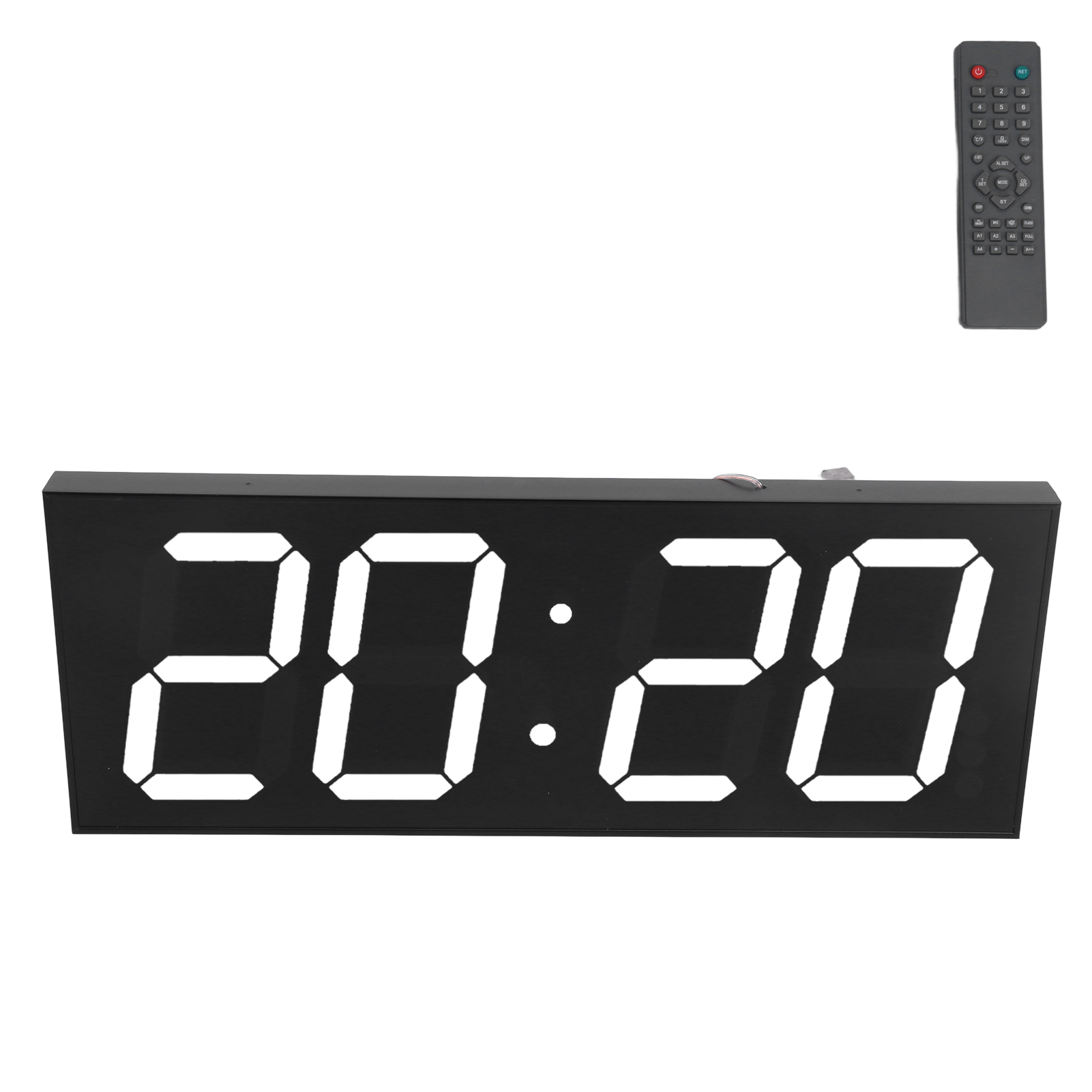 Double Sided LED Clock, ARM Processor US Plug 100~240V Plexi Glass Panel Digital  Electronic Clocks 50m Visible Distance Stable Brightness For Airports White  Light