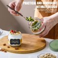 thumbnail image 4 of czcpp-6 Pack Overnight Oats Jars, 10oz Glass Overnight Oats Containers Jar with Lids, Spoon, Labels＆Mark pen, Reusable Wide Mouth Mason Jars Food Storage for Chia Seed Fruit Sauce Cereal Spic(300 ml), 4 of 4