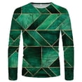 thumbnail image 4 of Oalirro Long Sleeve Tee Shirts for Men Men's Loose Round Neck 3D Printing Long Sleeve T Shirt Top, 4 of 5