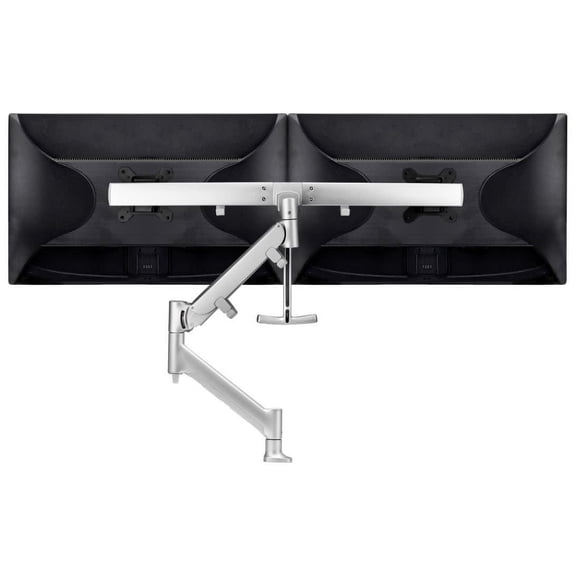 Atdec Dual Rail Arm Desk Mount - Silver