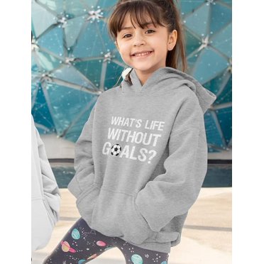 Tstars 'What's Life Without Goals' Soccer Hoodie - Youth Kids Athletic Pullover