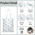 thumbnail image 5 of Watercolor Dragonfly Canvas Tote Bag – Artistic Insect & Floral Garden Print – Boho Nature-Inspired Reusable Eco Shopping Bag for Insect & Nature Lovers, 5 of 7