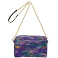 thumbnail image 2 of FORMRS Women Crossbody Purse with Chain Strap Vegan Leather Shoulder Handbag, Purple Waves Pattern, 2 of 7