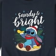 thumbnail image 3 of Lilo & Stitch - Sandy And Bright - Men's Crew Neck Fleece Pullover, 3 of 5