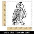 thumbnail image 2 of Regal Great Horned Owl Square Rubber Stamp Stamping Scrapbooking Crafting - Small 1.25in, 2 of 7