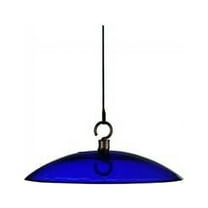 Mosaic Birds M383-200-15 Petite Glass Baffle Dome Bird Feeder, Cobalt Blue