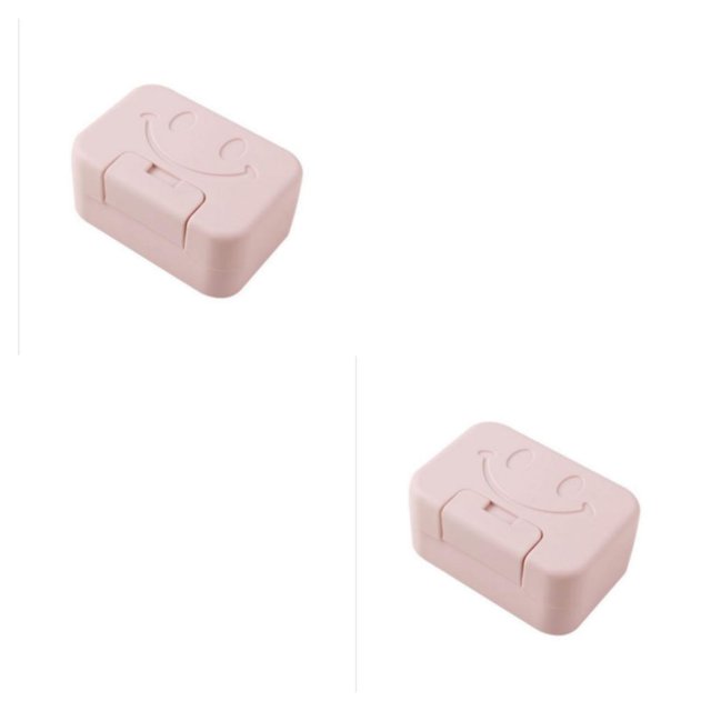 Moyic Caja de jabón de viaje a prueba de agua, soporte para baño, a prueba de fugas, plástico bloqueable para ducha, hogar, senderismo, Type2 NO2