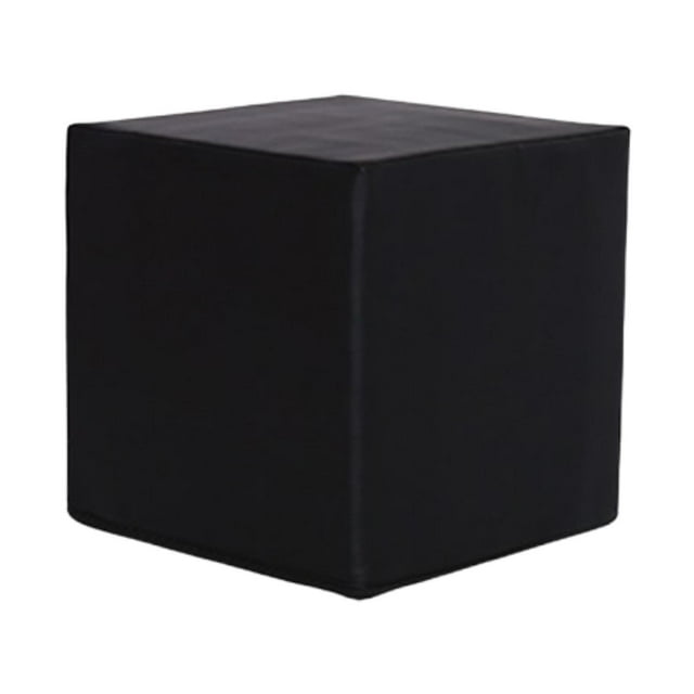 Lipstore Cube Stool Accessories Lounge Brick for Office Dressing Stretching Black