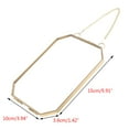 thumbnail image 4 of Octagon Floating Hanging Photo Frame Metal Glass Portrait Picture Plant Specimen, 4 of 9