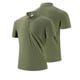 thumbnail image 3 of Camisas de Golf de Manga Corta Dri Fit Negocios Casual Top de los Hombres de Color Sólido Manga Corta Solapa, Camisa Libre de Arrugas, 3 of 8