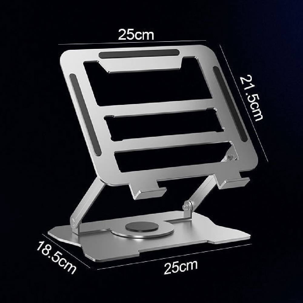 Adjustable Laptop Stand for Desk, Laptop Riser, Metal Foldable Computer Stand Holder for Portable Notebook, Compatible