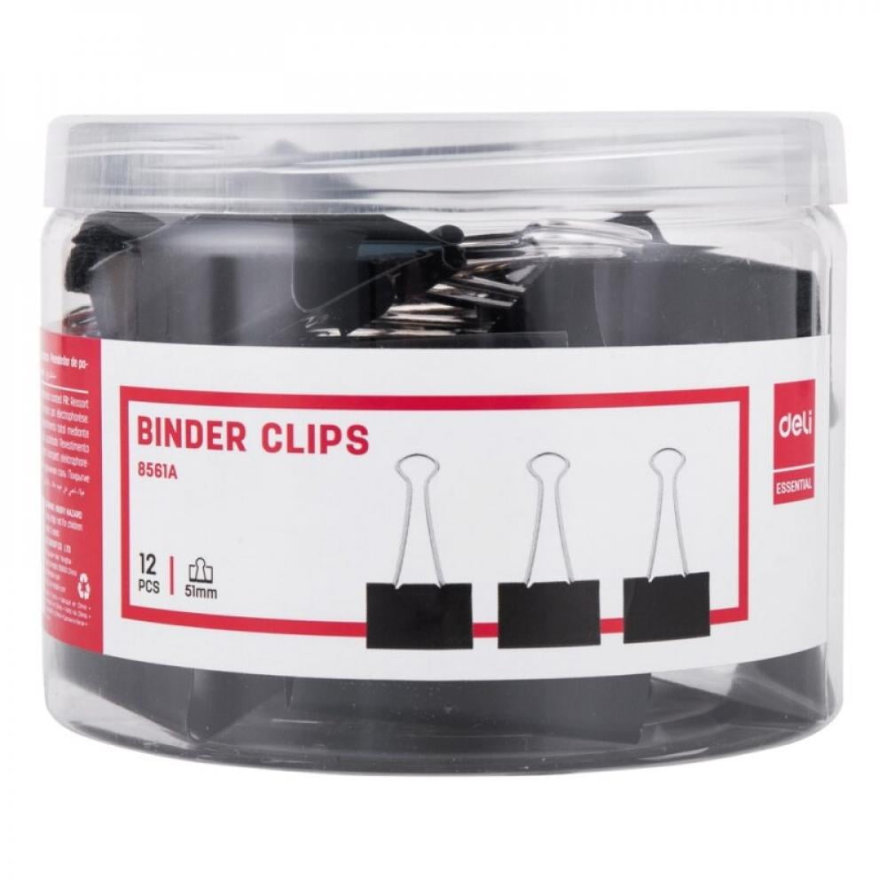 Metal Binder Clips 1551mm Sizes In Jar For Books Files Binding