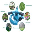 thumbnail image 4 of Boquilla de riego por aspersión de césped para jardín, rotación automática de 360 grados para uso doméstico, 4 of 5