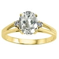 thumbnail image 2 of Tommaso Design� Oval 8x6 mm Genuine White Topaz Ring, 2 of 9