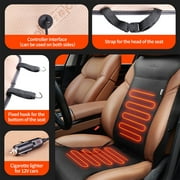 KINGLETING Cars Heated Seat Cushion for Winter, with Intelligent Controller and Timing Function