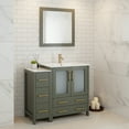 thumbnail image 3 of Vanity Art 42" Single Sink Freestanding Bathroom Vanity Set with Ceramic Top and Mirror, 3 of 9