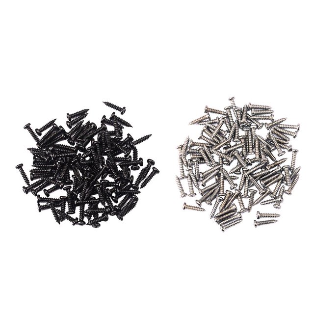 200X Tornillos de Recambio de Instrumentos Musicales Complimentos Fácil Instalación Piezas de Repuesto