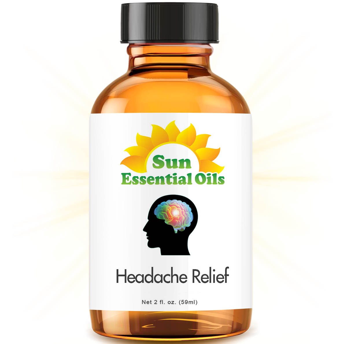 Headache Relief Blend Essential Oil (Huge 2oz Bottle) Bulk Headache