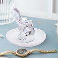 thumbnail image 6 of Vacemry Under $5 Elephant Jewelry Tray, Ceramic Ring Dish for Countertop Storage, Decorative Trinket Plate for Dresser Vanity, Elegant Home Decor Accessory for Organization, 6 of 7