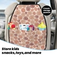 thumbnail image 5 of Naloa Mushrooms2 2Pcs Anti-Kick Back Seat Cover Kick Mat, Car Seat Protector with 3 Storage Pockets, 5 of 8