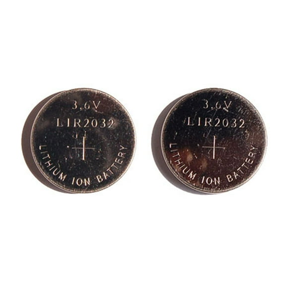4-pack LIR2032 3.6 Volt Lithium Ion Button Batteries
