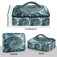 thumbnail image 3 of Iauyy Casserole Carrier for Hot Food Insulated Casserole Travel Carry Bag with Lid Food Warmer Bag for Party/Picnic,Shell Of The Stone Mautilus, 3 of 7